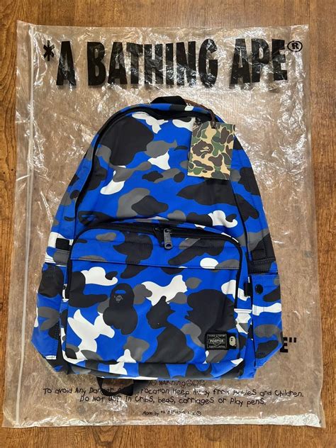 gucci bape backpack|authentic Gucci backpack.